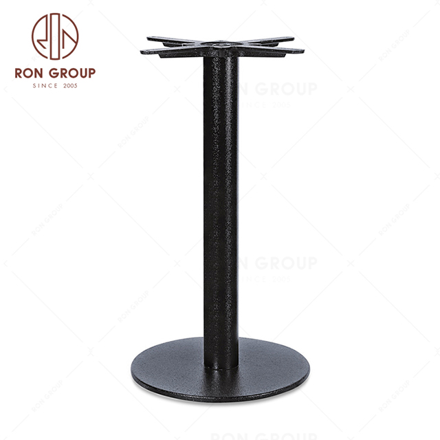 Hot Selling Products Black Powder Coated restaurant dining room table base in cast iron