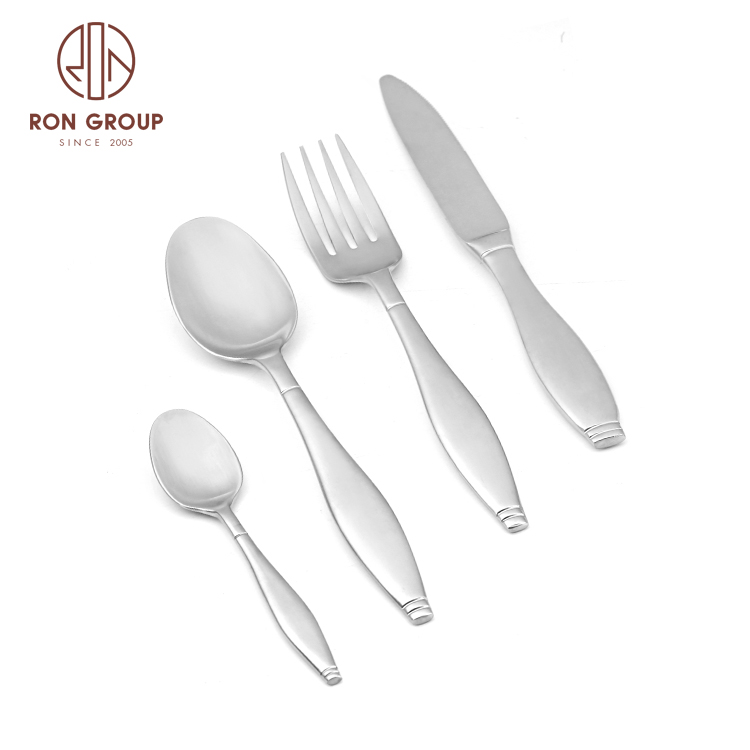 Restaurant flatware set spoons fork knife stainless steel silverware cutlery wedding party set