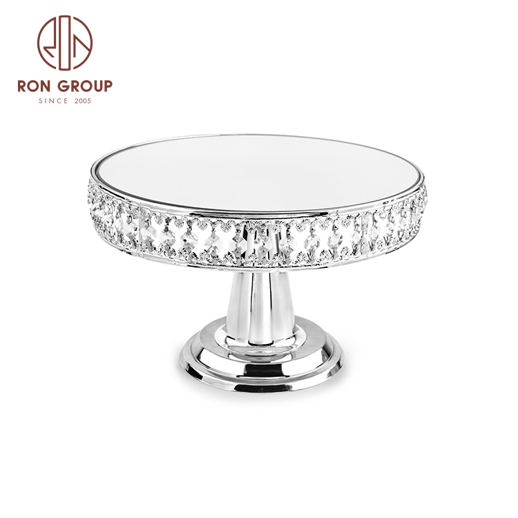 High Quality Glass Type Pearl Cake Stand For Wedding Party 