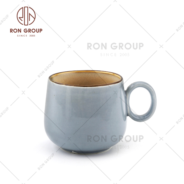 2021 New design coffee cup porcelain wholesale restaurant hotel ceramic milk tea cup