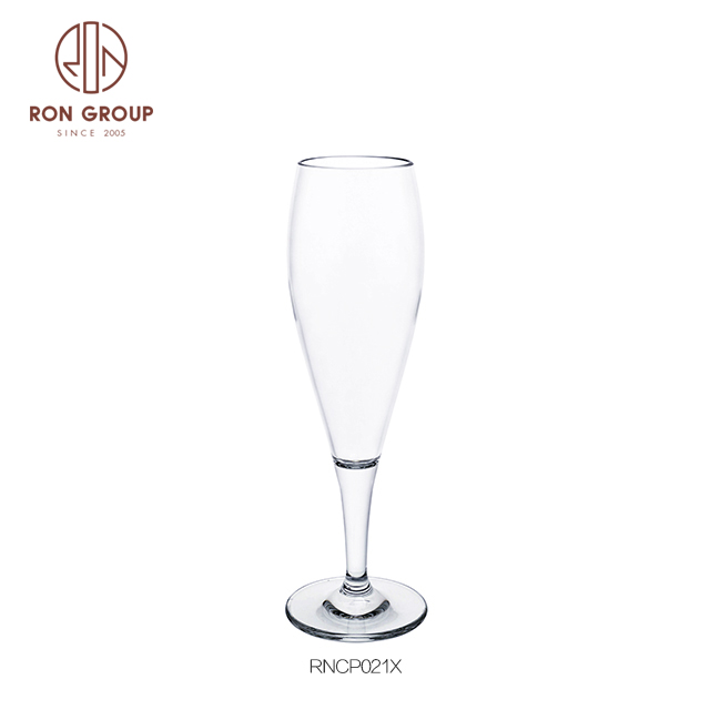 Most popular wholesale cheap transparent clear champagne plastic pc acrylic cups