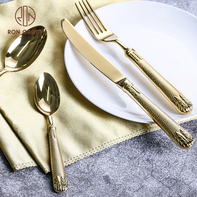 Flatware Set For Weeding Party Gift Modern Style Stainless Steel Flatware Set
