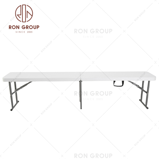 Wholesale waterproof folding dining tables for wedding and event plastic table