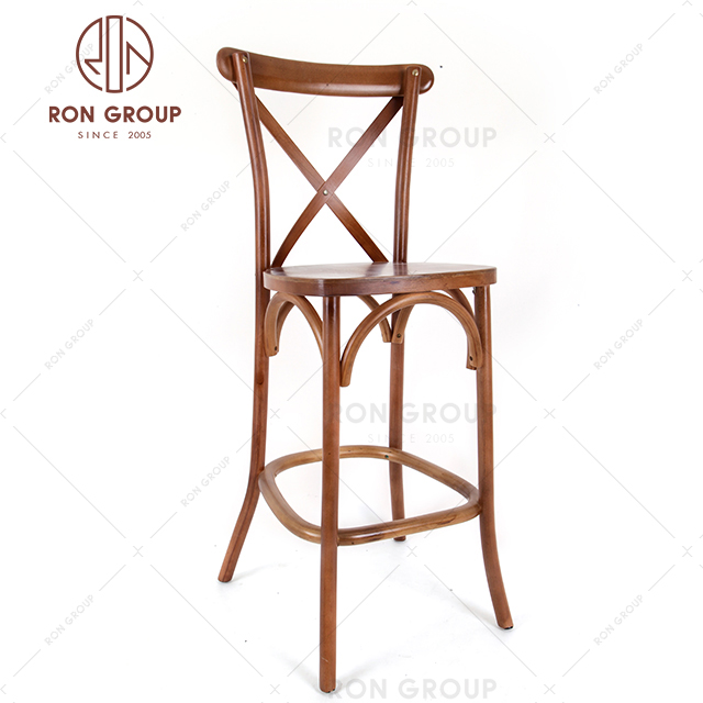 Crossback Chair Wood Classic Dining Chair Wholesale European Bar Commercial Furniture Antique
