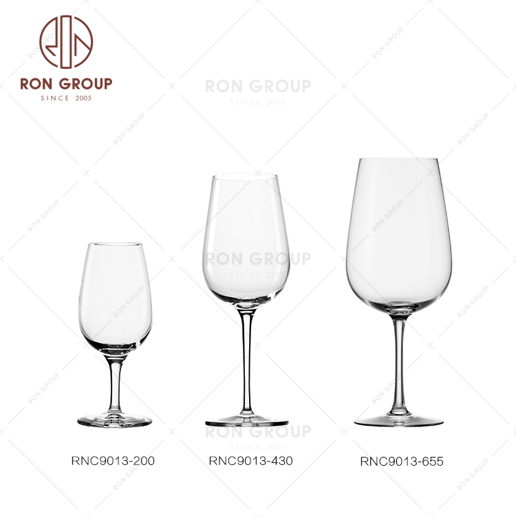 Handblown Goblet Wine Glass Lead Free Crystal Glass