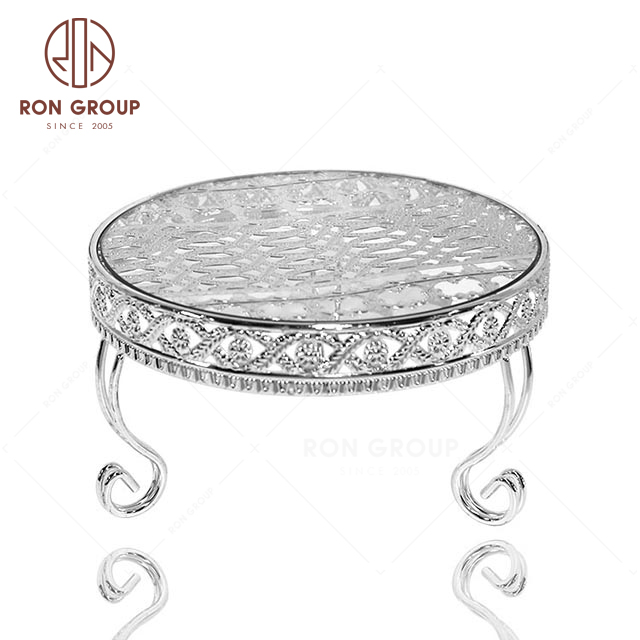 RNBF20214S High Quality Stainless Steel Wedding Restaurant Hotel Cafe Cake Stand