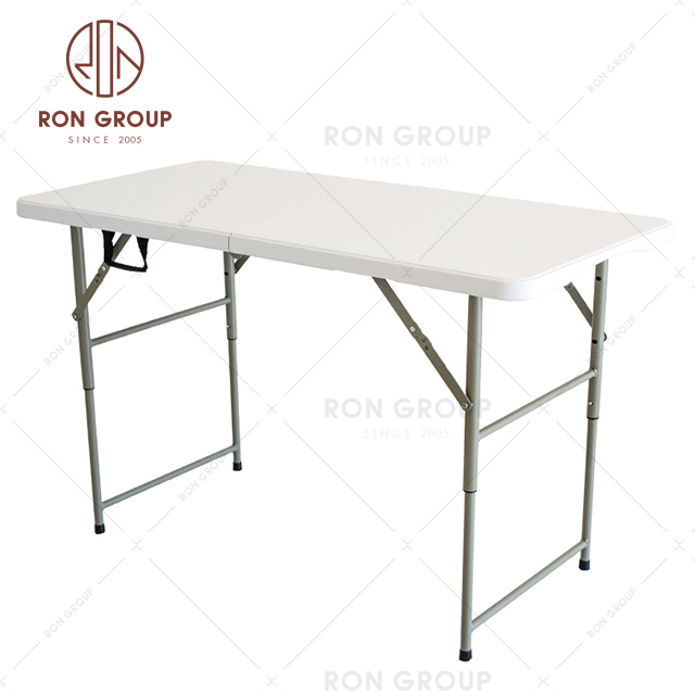 banquet rectangular outdoor plastic folding table and chair for event 