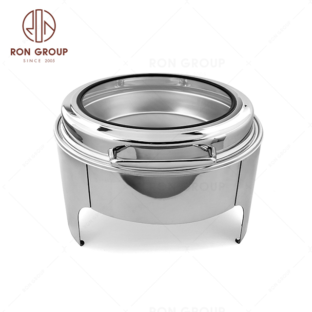 RNBF2206-7 High quality round stainless steel 201 buffet chafing dish food warmer