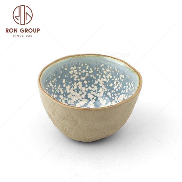 RNPCT1901-6S Luxury lifestyle tableware ceramics 3.25" ice cream cup dinnerware for restaurant