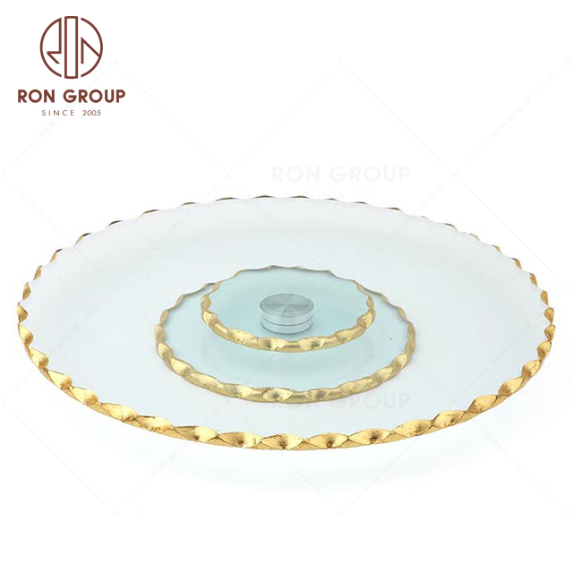 RNPG229-113 Hot-sale high quality restaurant hotel club bar banquet canteen party wedding Rotatable Round Tray