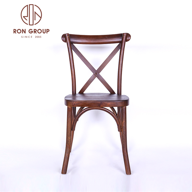 Wholesale Stackable Wooden Wedding Chair Crossback Event