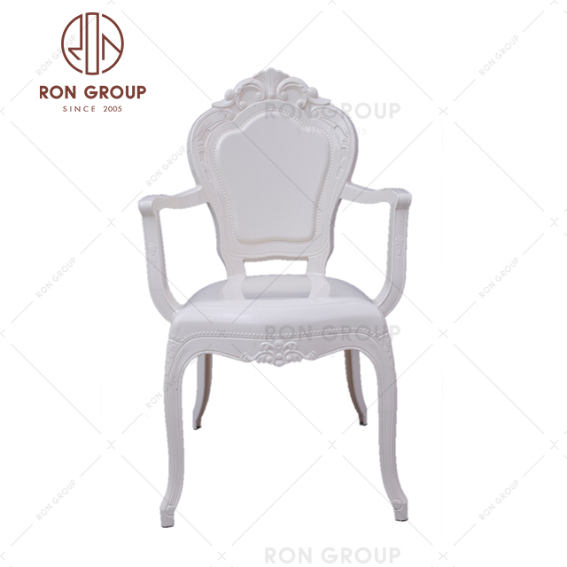 Fancy Acrylic Event Bella Chairs Resin White Princess Wedding Chairs