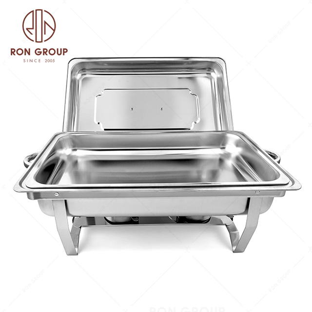 RNBF2206-14 Square hydraulic dining stove short leg chafing dish Buffet Stove