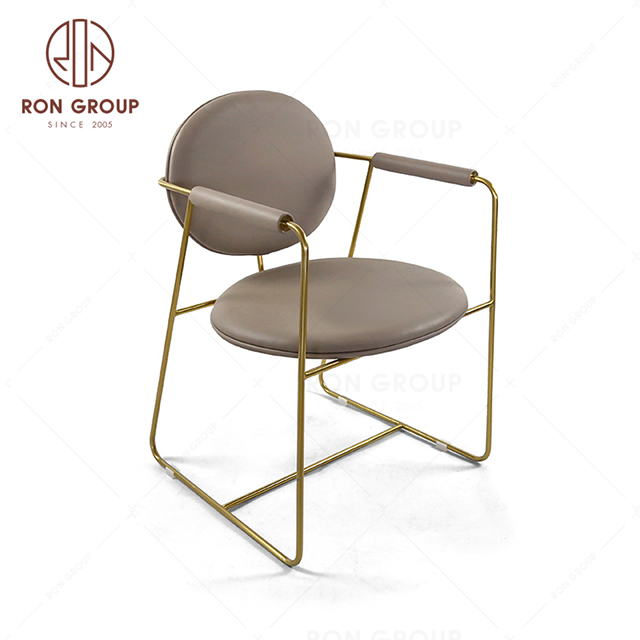 RNFC115-2 Hot sale Wedding Indoor Furniture Metal Dining Chair