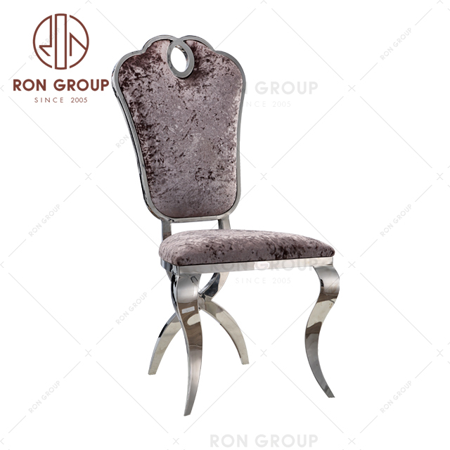 2021 New Design High Back Popular Luxury Wedding Dining Chair Hotel Furniture