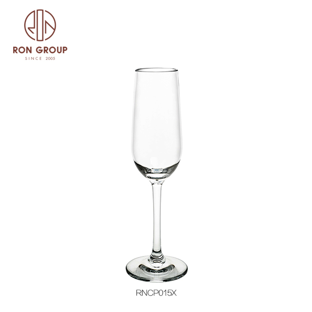 Hot Selling Product Unbreakable Stemless Champagne Flute Glass Wedding glassware