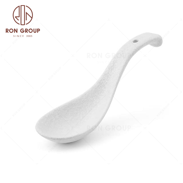 RNPC628-06028 High Quality Elegant White Style Restaurant Hotel Cafe Bar Spoon
