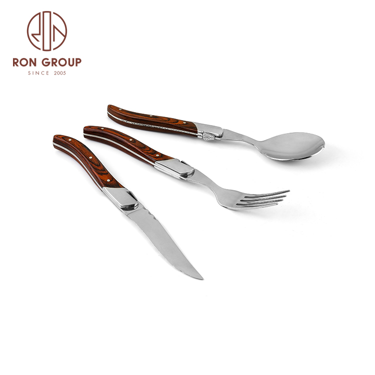 Luxury Flatware Set Restaurant hotel spoons and forks stainless steel Set Wedding cutlery set