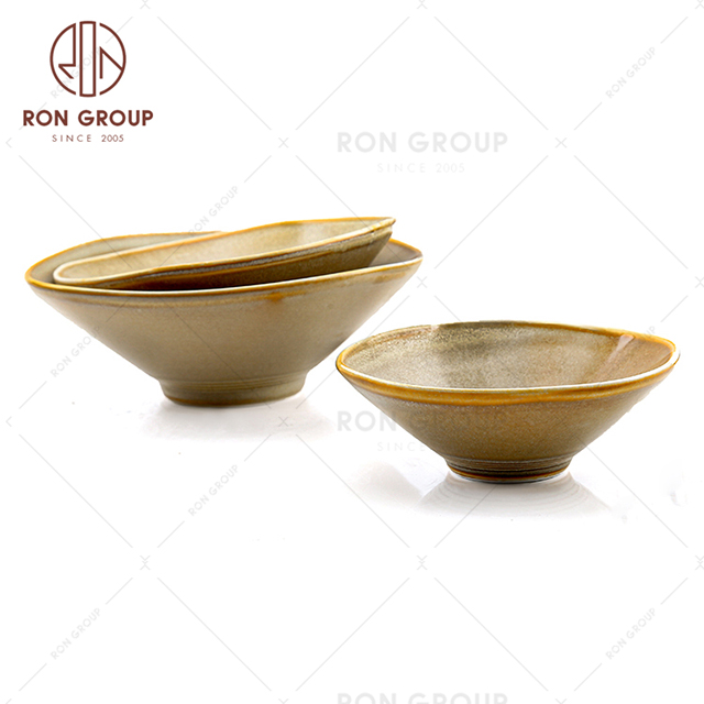 New Product Restaurant Hotel Serving Food Wholesale Porcelain Bowl Quartet Square Ceramic Bowl 