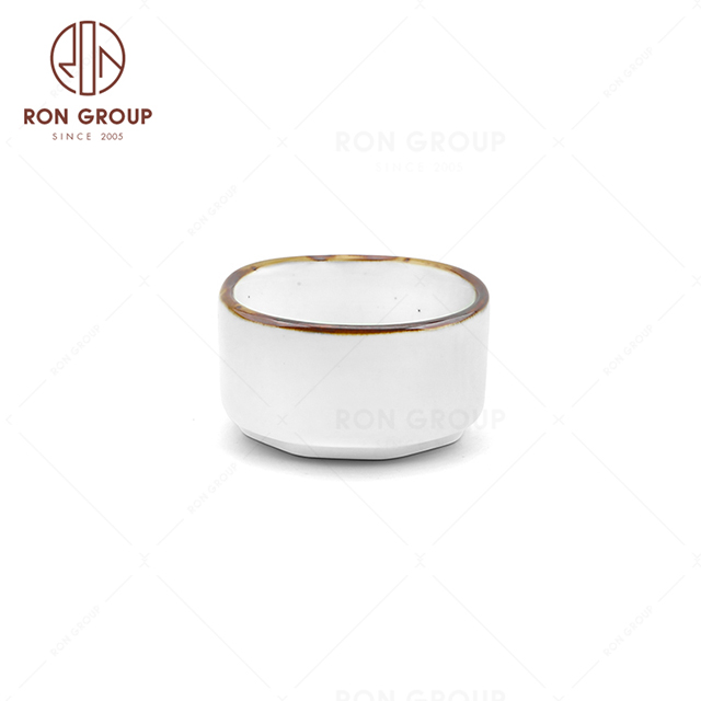 RonGroup New Color Chip Proof  Collection Cream White  -  Ramekin 