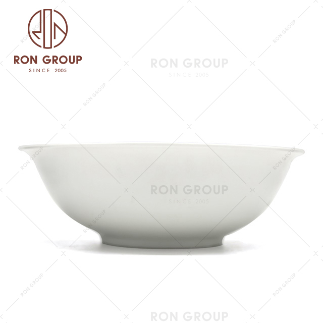 Manufacturer ceramics porcelain white bowl restaurant dinner set dishware