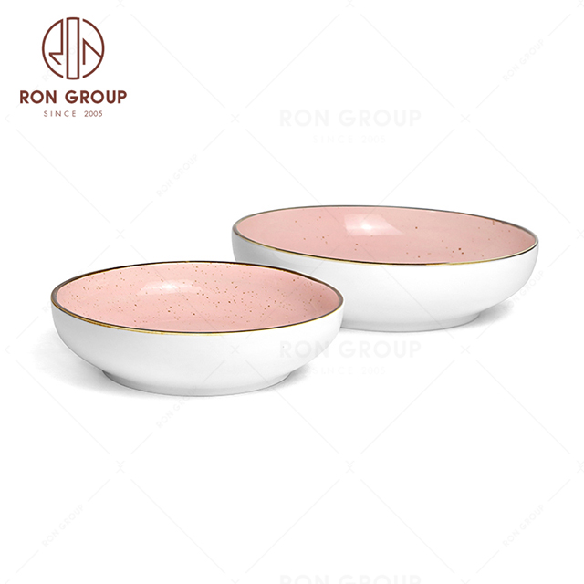 RonGroup New Color Chip Proof  Collection Shell Pink - Soup  Plate 