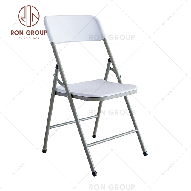 High quality cheap white plastic folding chairs for outdoor wedding party