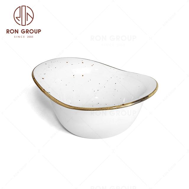 RonGroup New Color Chip Proof  Collection Cream White  - Snack  Bowl 