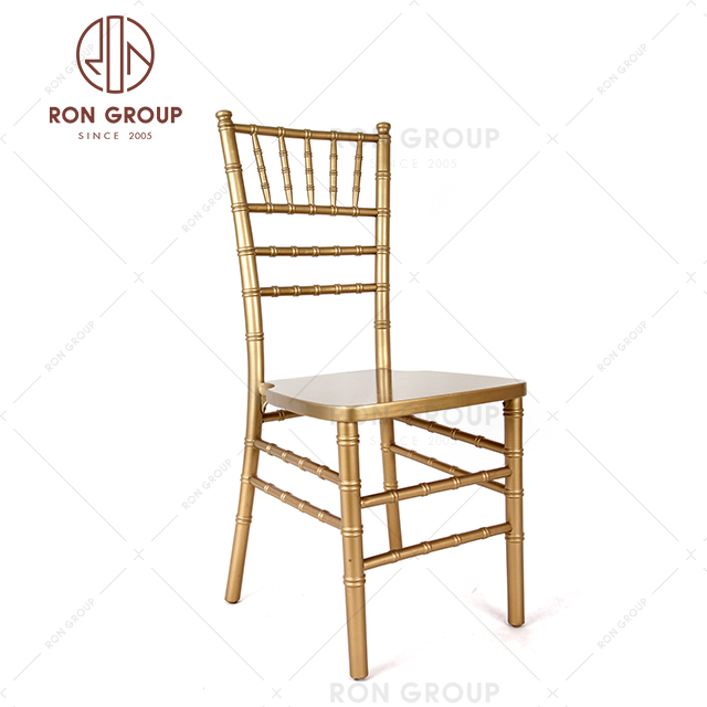 America style gold wood banquet design chiavari chair for wedding