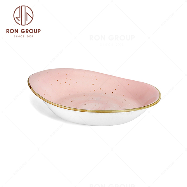 RonGroup New Color Chip Proof  Collection Shell Pink - Soup Plate 