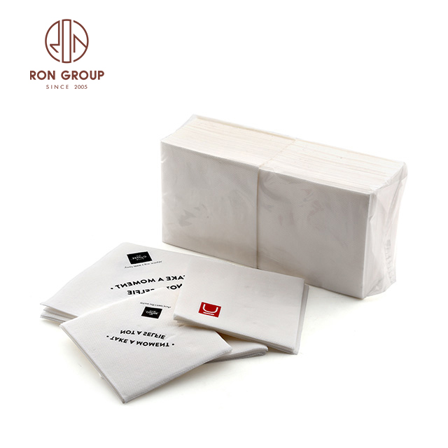 Pure Wood Pulp custom napkins paper disposable thick cocktail napkins For Party Restaurant