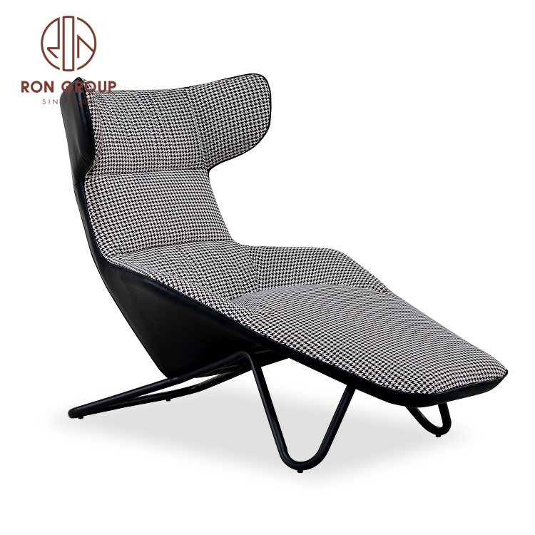 High quality hotel furniture new design leather modern recliner leisure chair 