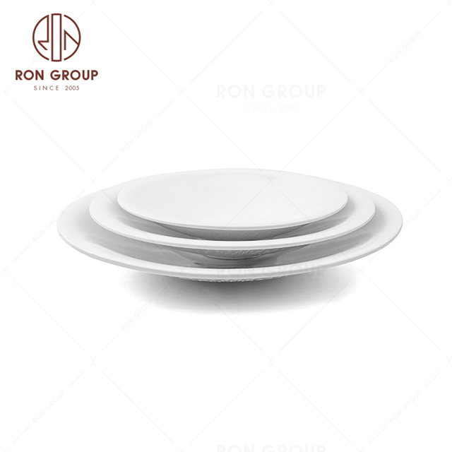 China manufacturer wholesale unique design white ceramic soup bowl for restaurant wedding