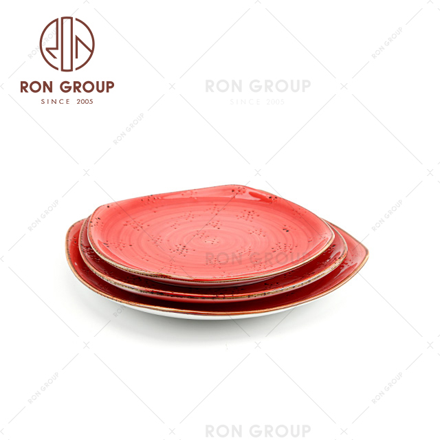 square plates porcelain ceramic dinner crockery sets 
