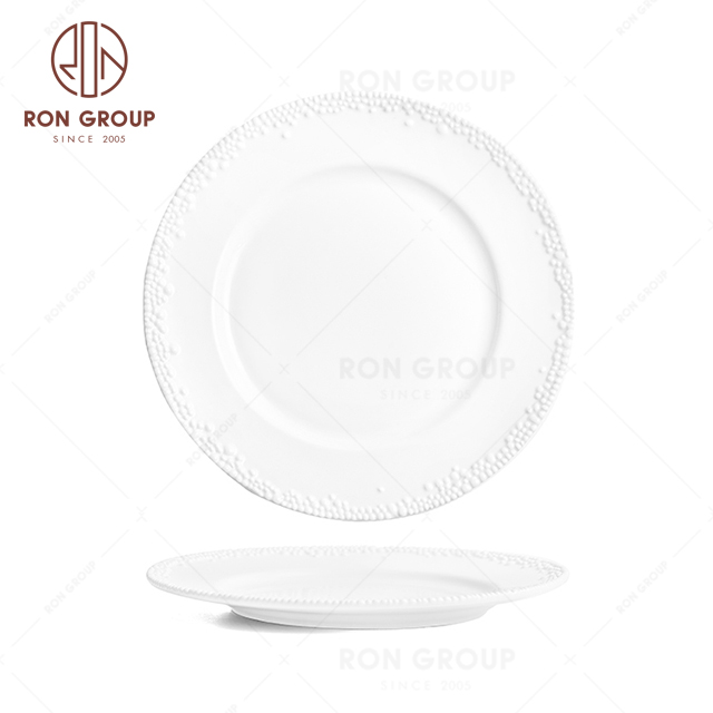 RNPCG2209-2210-2211 High Quality FAFARTC Series Restaurant Hotel Bar Cafe Wedding White Main Plate