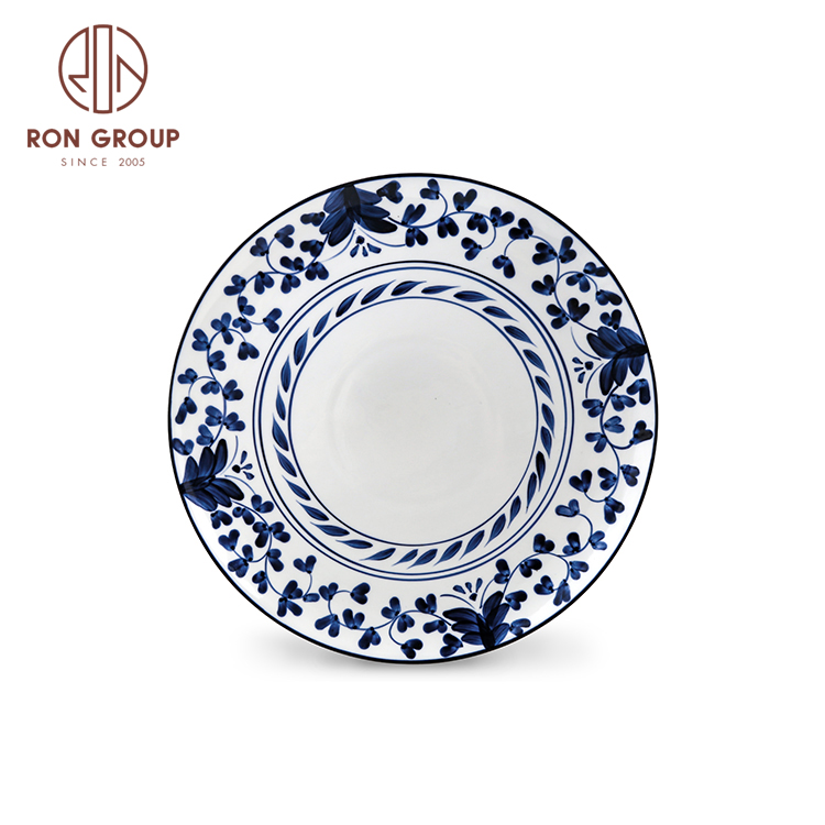  Hotel Wedding Porcelain Dinnerware Plate Wholesale Ceramic Plates Set