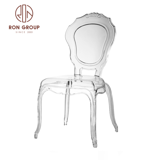 clear plastic resin transparent event tiffany chairs for wedding