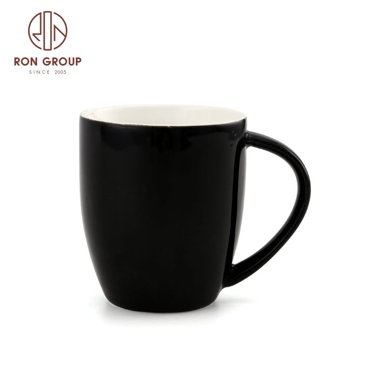 Resuable Coffee Cup And Saucer Set Custom Logo Cappuccino Mug Cup Ceramic