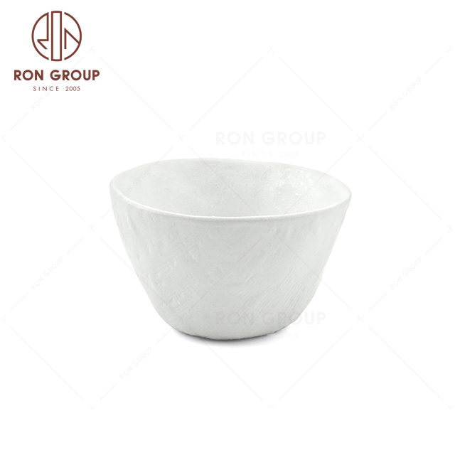 RNPCT1901-5D High Quality Raindrop White Style Restaurant Hotel Bar Cafe Wedding Cloth Design Salad Bowl