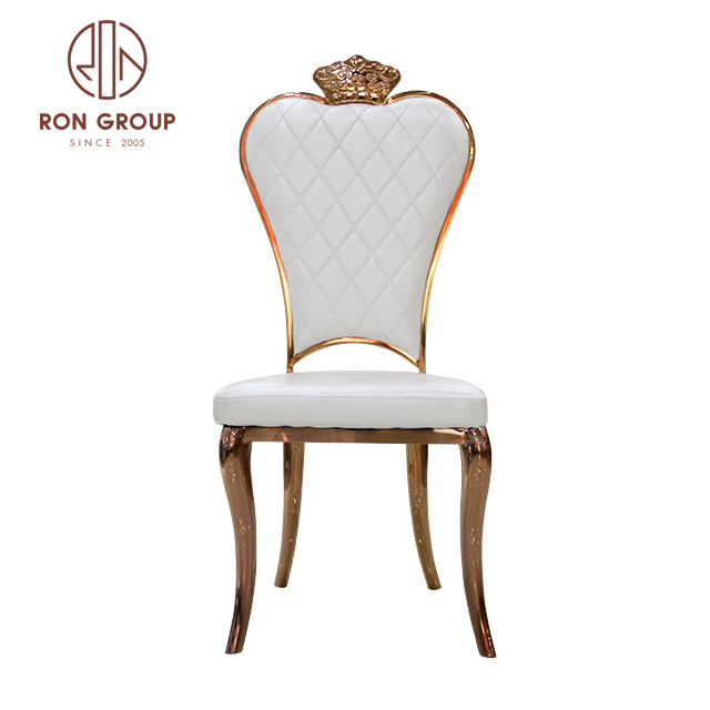 Latest design gold wedding and event decoration chairs for rental