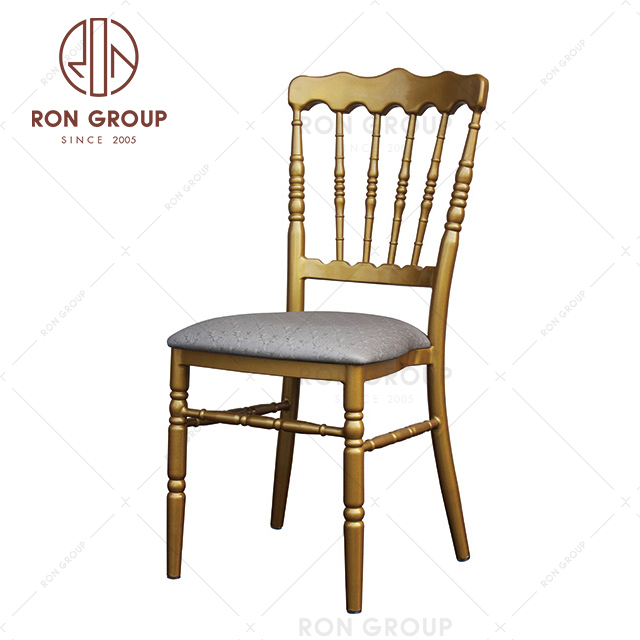 Wholesale Durable High Quality Stacking Aluminum Wedding Napoleon Chairs For Sale