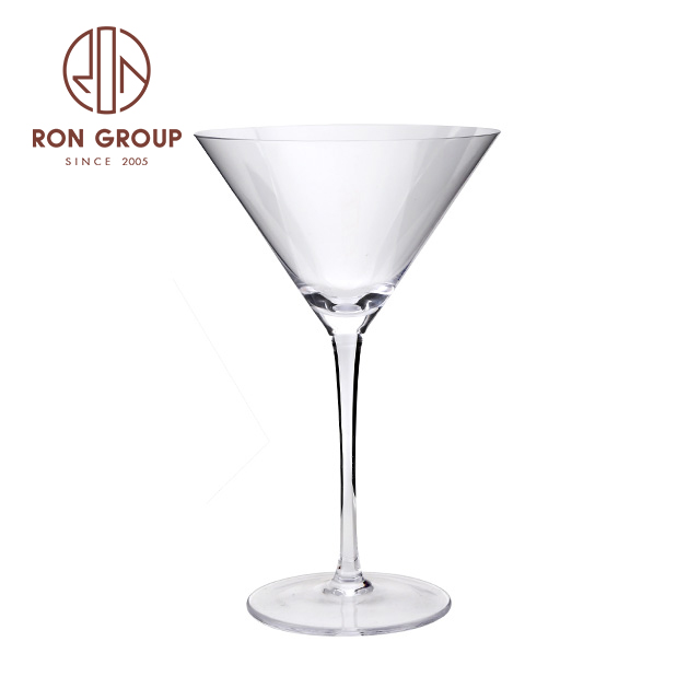 wedding bar unique stem footed clear cocktail glass crystal glass