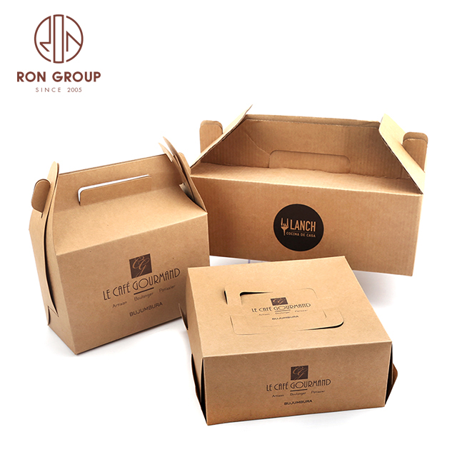 Wholesale Take Away Paper Food Gable Boxes Paper Container