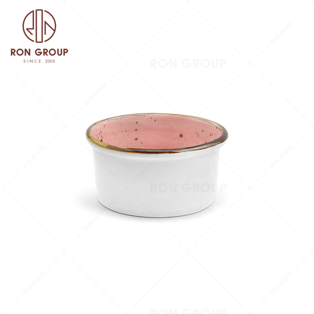 RonGroup New Color Chip Proof  Collection Shell Pink - Paste Bowl   