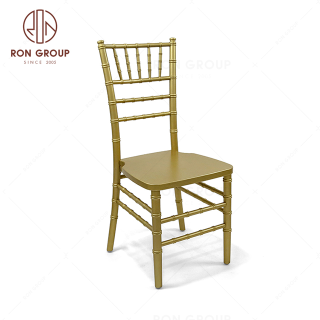 RNFH4-12 American Bamboo Chair birchwood golden color restaurant furniture hotel banquet party wedding chair