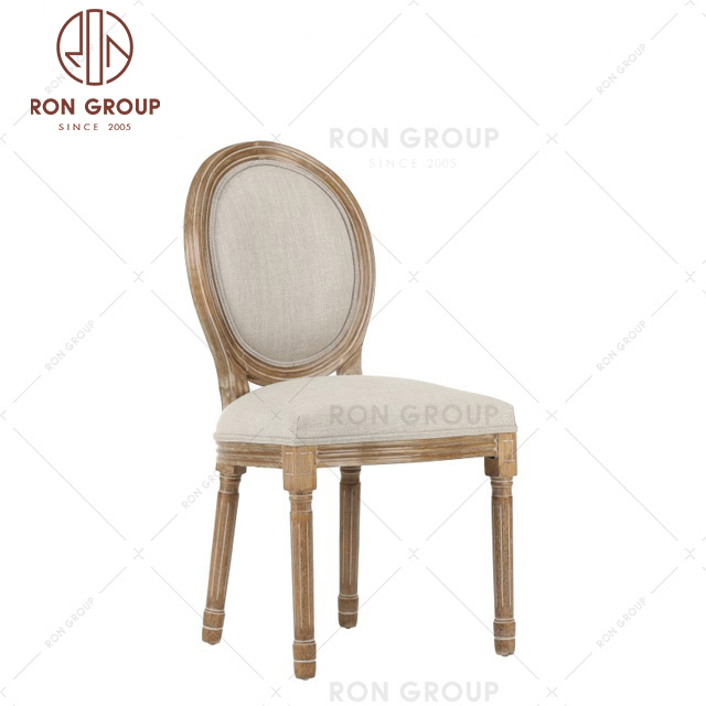 High End Widely Used Modern Restaurant Antique Dining Solid Wood Chair