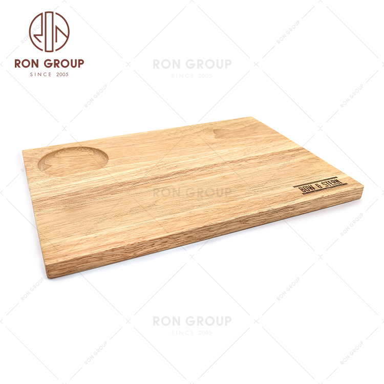 Kitchenware Classic Oak Wood Wooden Pizza Serving Tray 