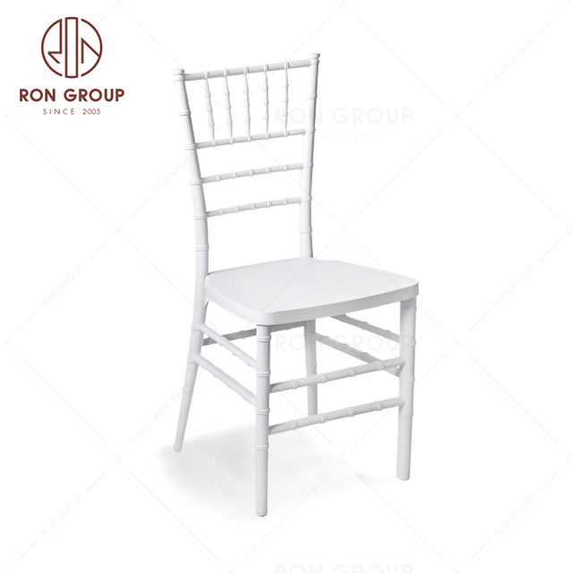 wholesale wedding pp plastic tiffany chair white resin chiavari chair for events