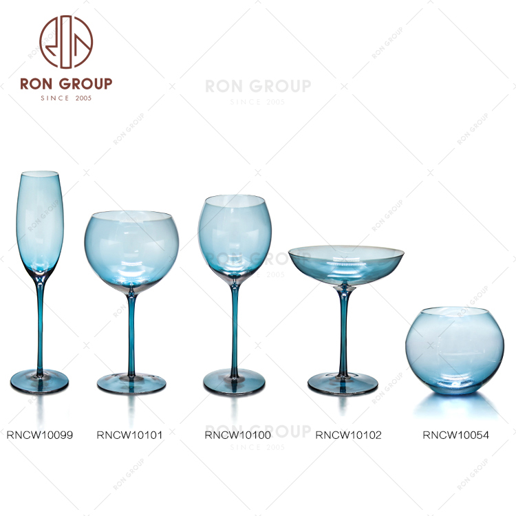  wine goblet crystal glassware drinking cups sets for wedding
