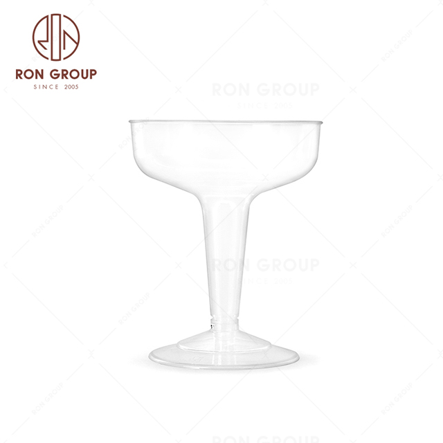 RND22-23 120ML Champagne wine goblet wholesale Plastic Wine Cups Cocktail Goblet Party Catering Clear Disposable Glasses
